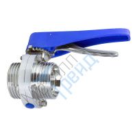 Затвор дисковый р/р ДУ 20 DIN AISI 316 EPDM